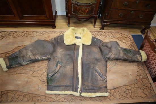 A Vintage Air Force flying jacket